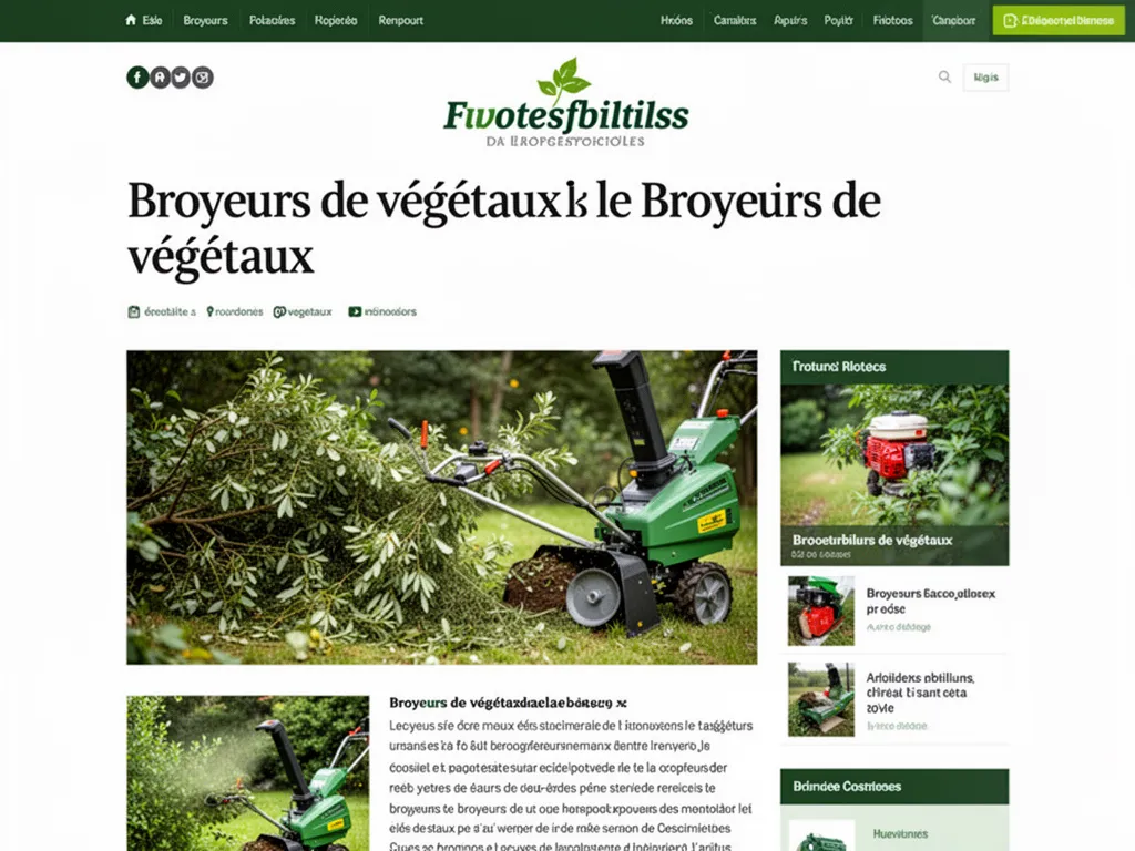 Broyeurs de végétaux : choix et usage en exploitation