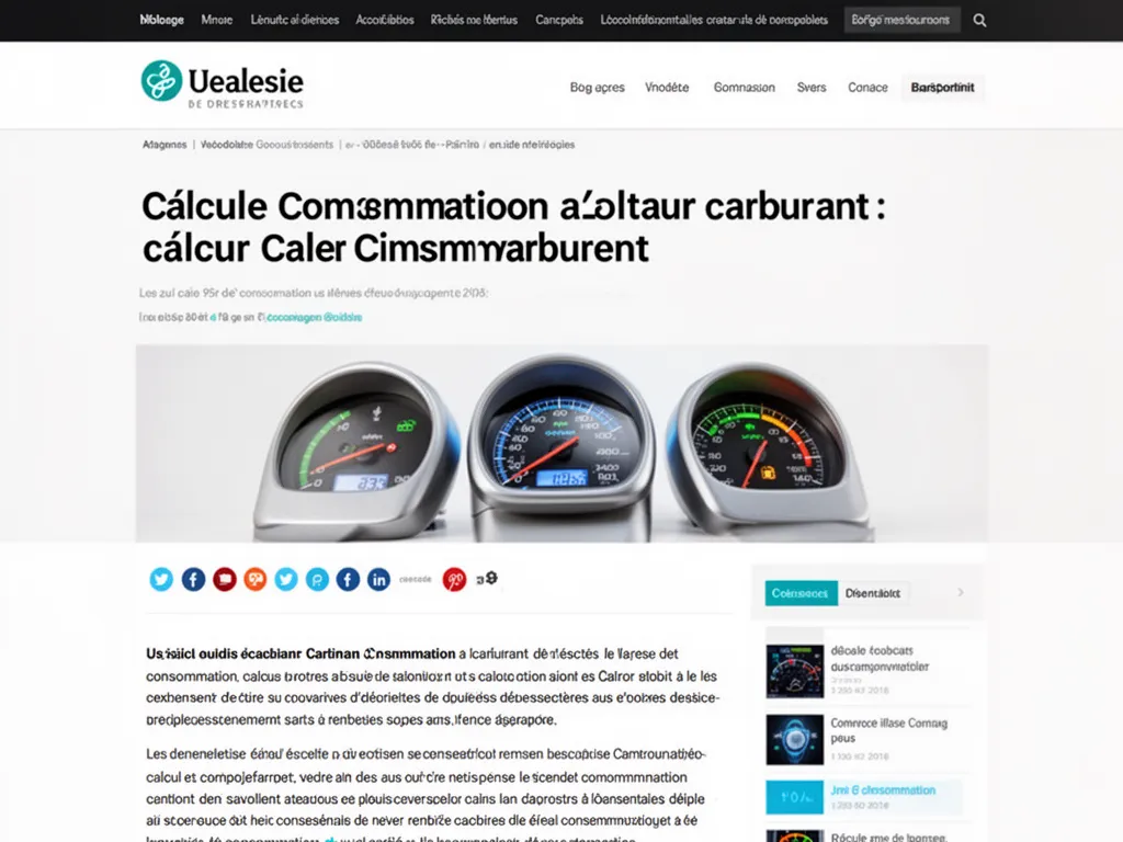 Calcul consommation carburant : mesurer, corriger, économiser