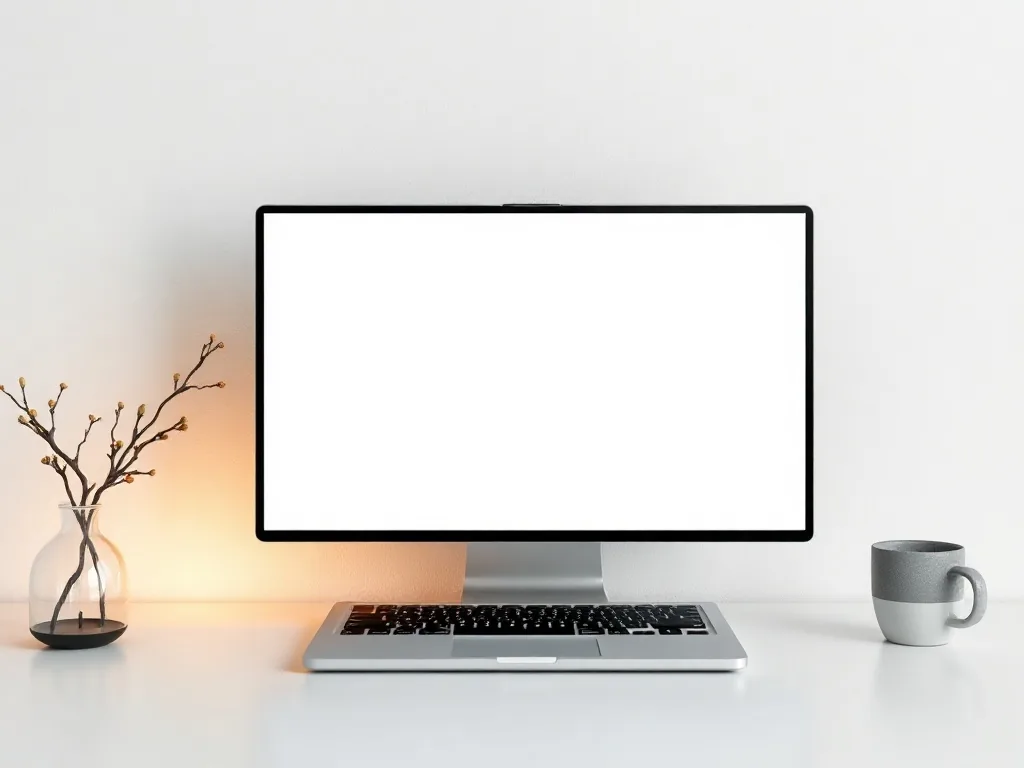Un ordinateur ouvert sur Gospi, des dossiers de veille d'actualités à l'écran