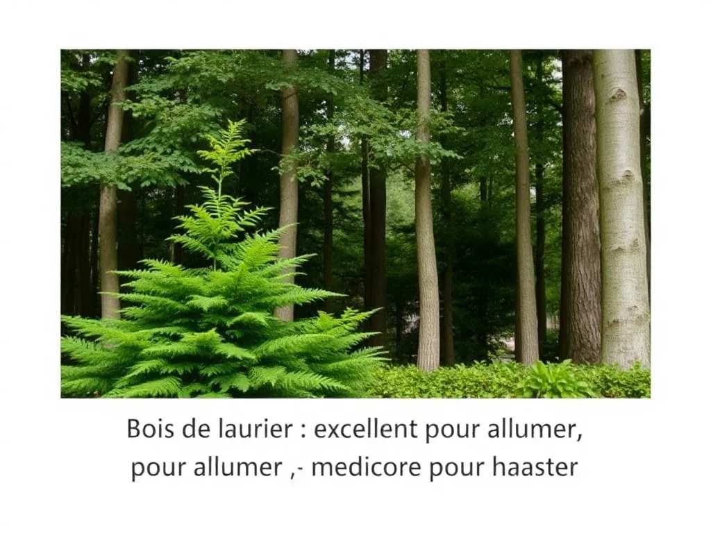 Bois de laurier : excellent pour allumer, médiocre pour chauffer