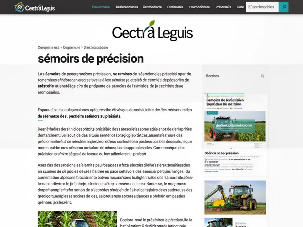 Semoirs de précision : investir et rentabiliser en exploitation