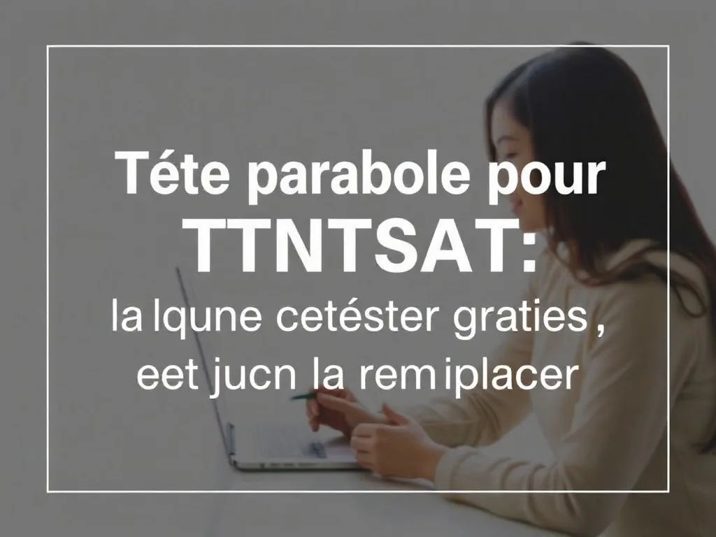Tête parabole pour TNTSAT : laquelle choisir vraiment, et quand la remplacer